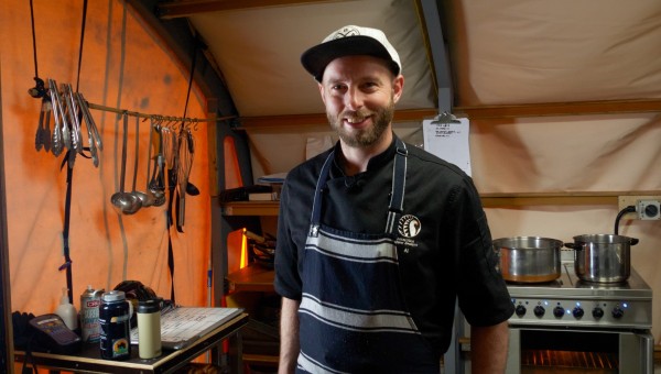 Al the Antarctic deep-field camp chef