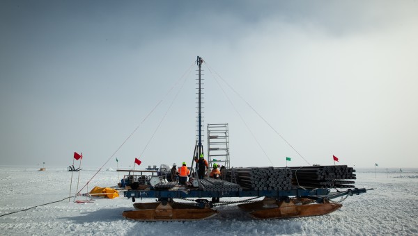 Hunting climate clues beneath the ice